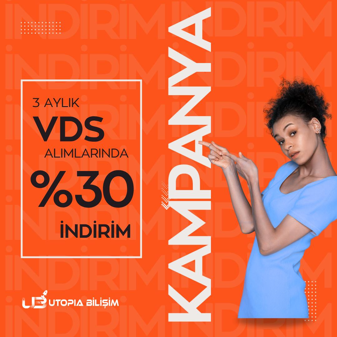 VDS Sunucularda %30 İndirim Fırsatı! Şimdi Yüksek Performans Uygun Fiyatla Elinizin Altında